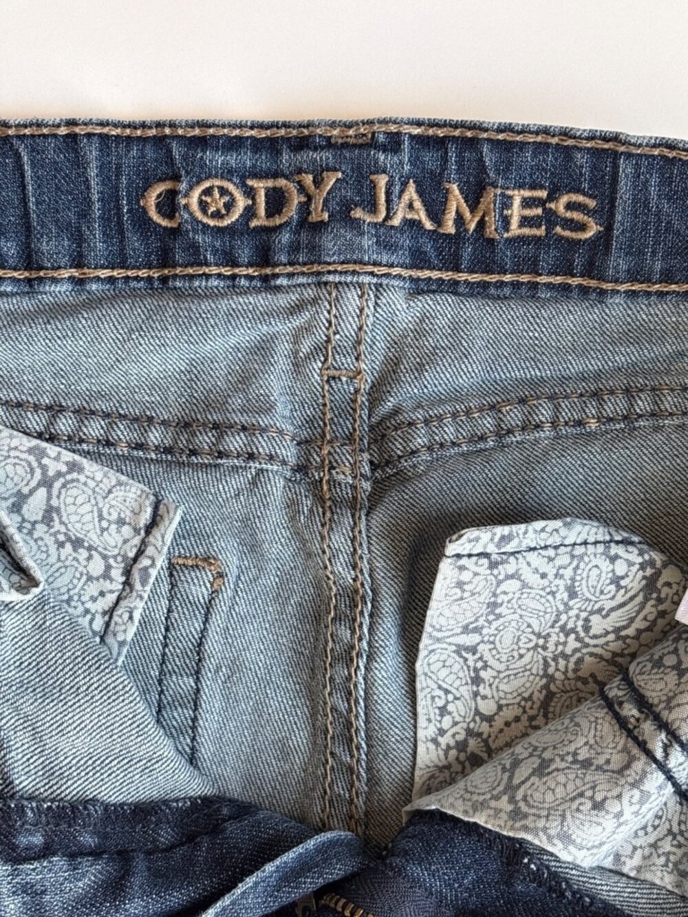 Cody James Youth Straight Leg Blue Denim Jeans 100% Cotton Classic Fit 27” Insea - Picture 10 of 16